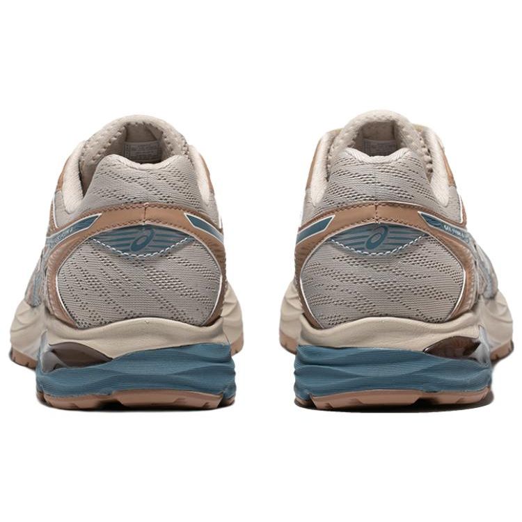 Asics Gel-Flux 4 Удобная Модная Ткань Синтетическая Кожа Низкий Верх Повседневные Беговые Кроссовки Мужские кроссовки Серо-Коричневые 1011A614-030