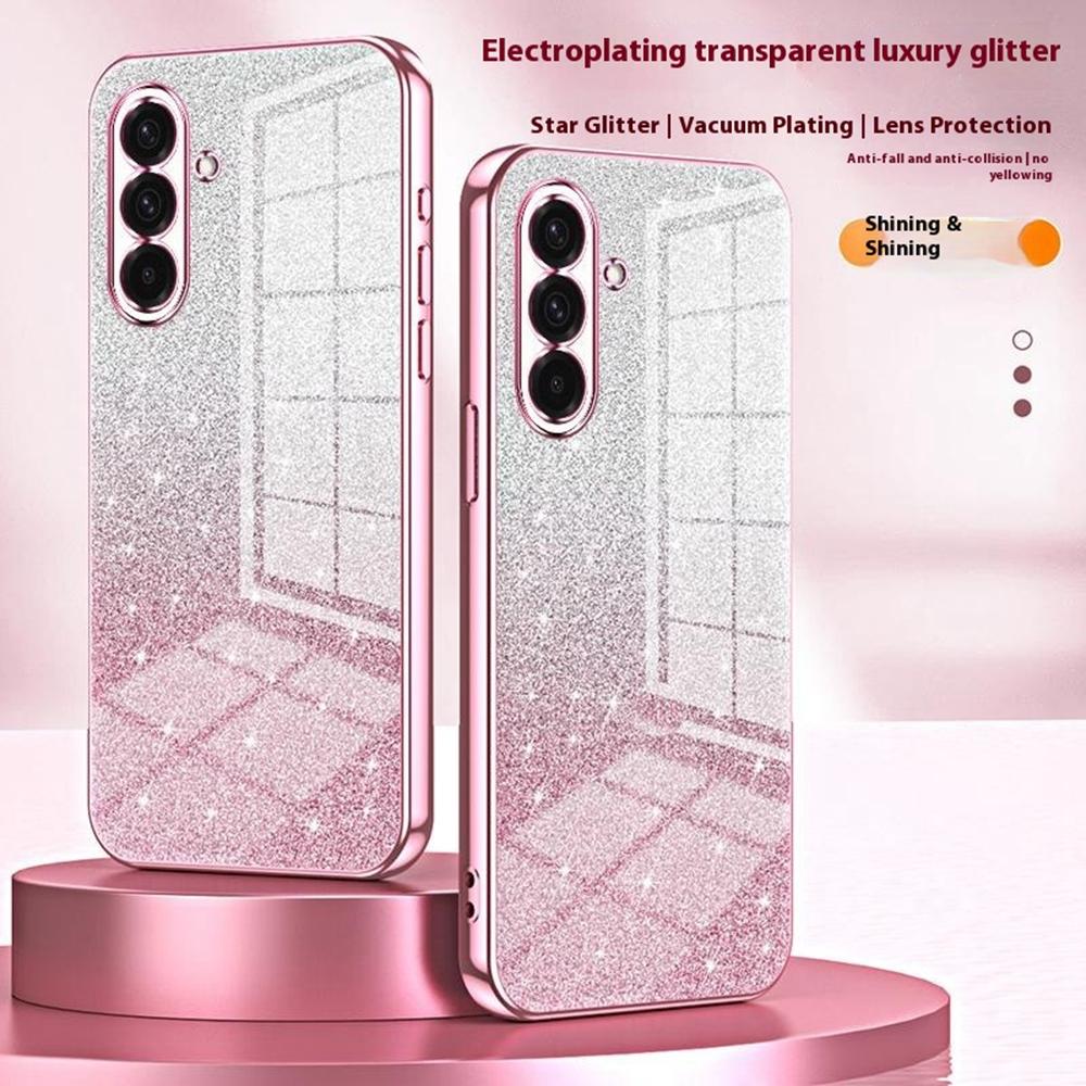 Чехол для Samsung Galaxy A36 5G, гальванический градиентный блестящий ТПУ чехол для телефона