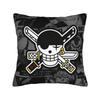 Luffy Anime  Zoro  Square Pillow Case Anime   Cushion Covers Funny Polyester Decorative Throw Pillow Case Cover for Living Room