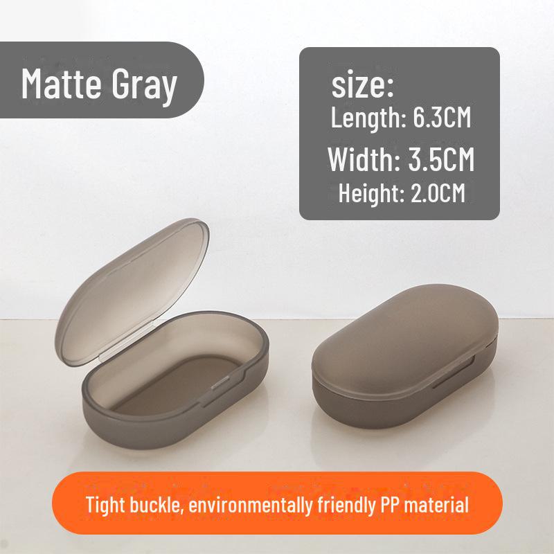 Прозрачный пластиковый футляр для хранения берушей и ювелирных изделий