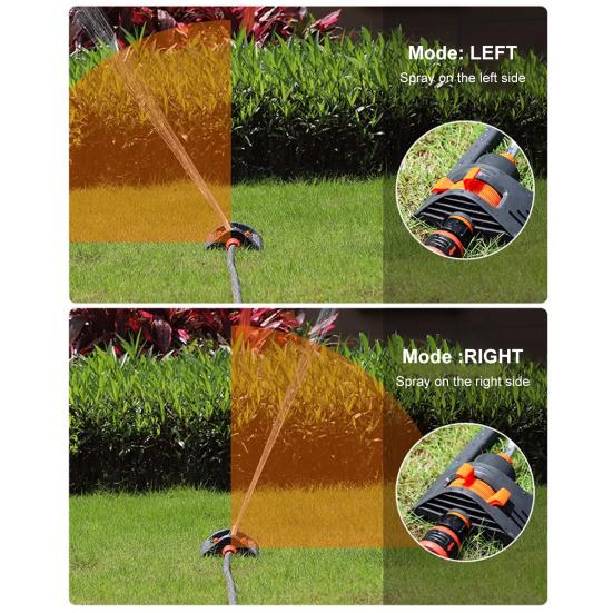 Осциллирующий дождеватель с 19-луночной насадкой, газонный дождеватель с широким охватом, поливной дождеватель для полива газонов на патио и дворе