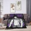 Anime Baki Hanma Manga Blankets Flannel Spring/Autumn  Breathable Super Soft Throw Blankets for Bed Car Rug Piece