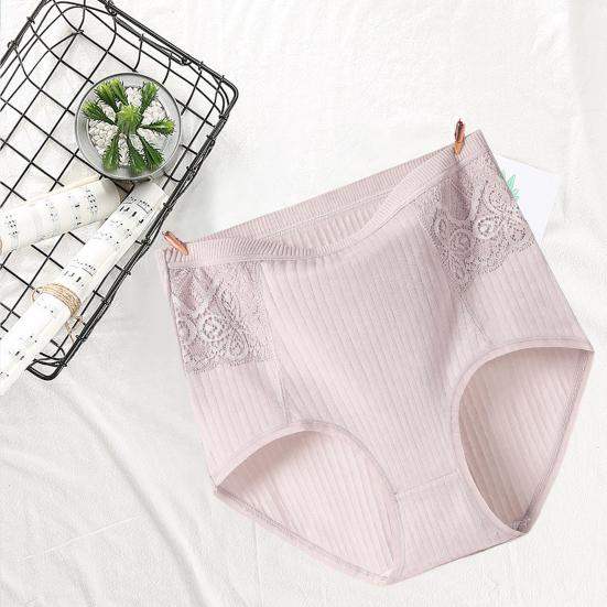 Модные женские трусы с тонким плоским животом, впитывающие влагу, женские однотонные трусы с высокой талией, внутренняя одежда