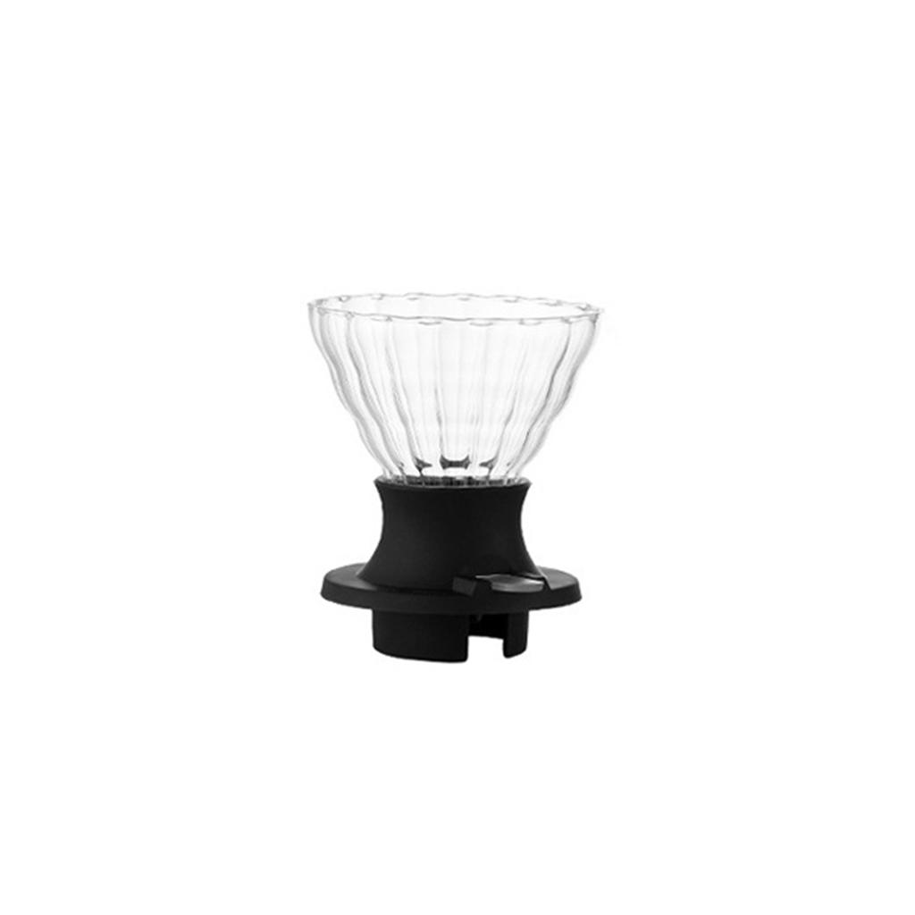 Leeseph Coffee Filters Immersion Coffee Dripper Glass Pour Over Coffee Maker with Push Switch, Drip Slow Brewing Accessories