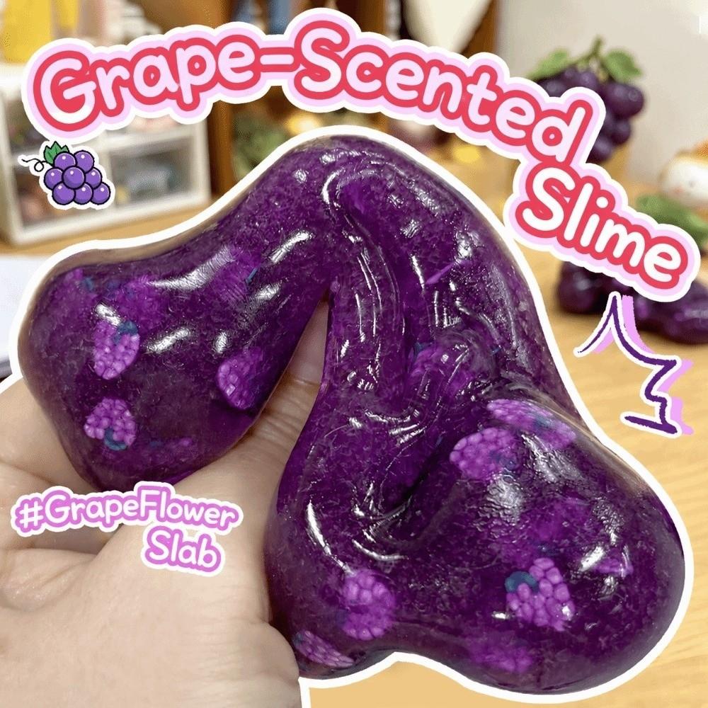 Stress Relief Fruit Stress Balls Soft Sugar Smoothie Ball Fun Fidget Squeeze Toy Kids