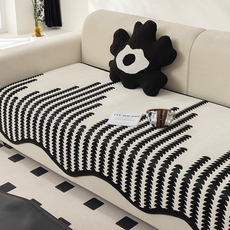 Chenier Sofa Cushion Is Universal In All Seasons New Nordic Wind Non-Slip Straight Row Sofa Cushion Is Literary And Fresh