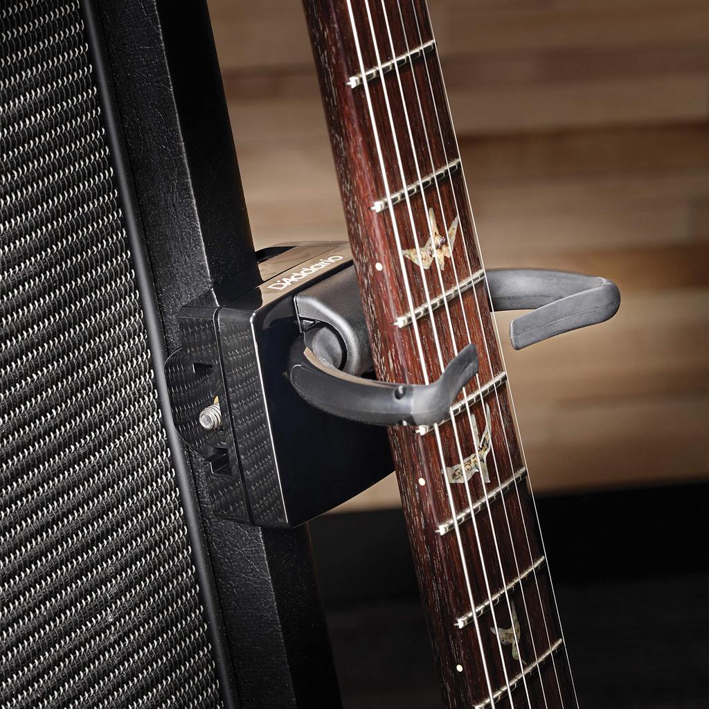 Стойка для гитары Легкая и компактная конструкция с D'Addario PW-GD-01 - противоопрокидыватель.