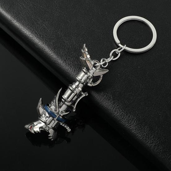 Цинковый сплав ожерелье металлический брелок акула пушка брелок коллекционный предмет рюкзаки сумки аксессуары
