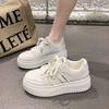 Thick-soled Heightening Women's Ins Versatile Niche Spring and Autumn New Niche Casual Board Shoes