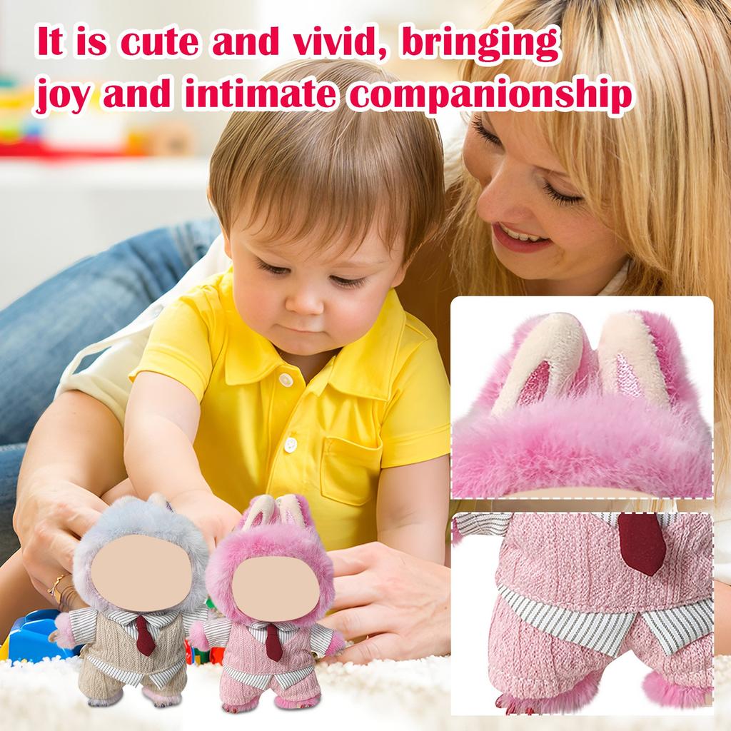 Милые плюшевые кукольные аксессуары для одежды Плюшевая кукла Подходящие подарки Мультяшная детская кукла Кукольная одежда