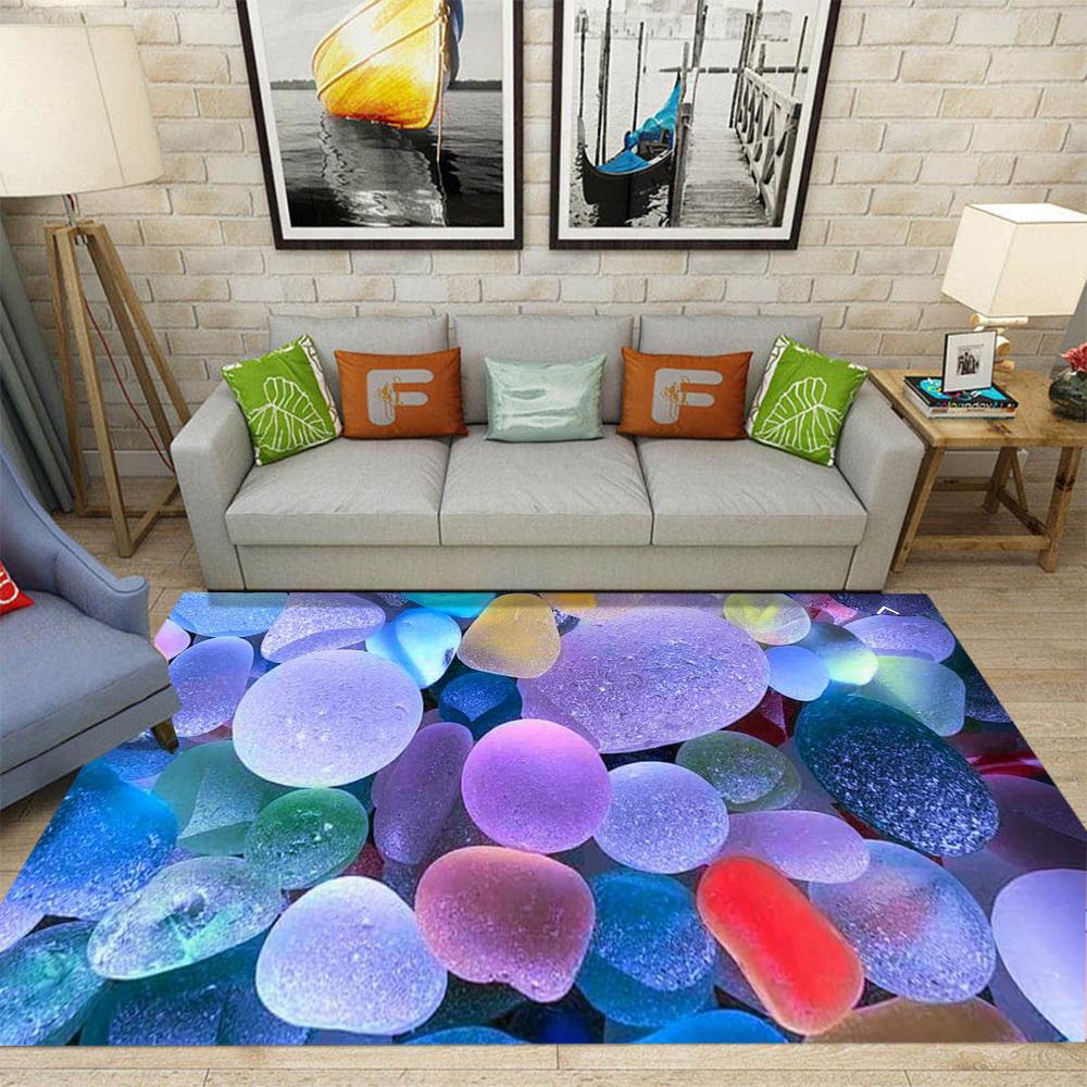 Визуальный 3D Ковер Розовая Серия Трехмерный Гусь Мягкий Камень Печатный Напольный Коврик Гостиная Спальня Противоскользящий Большой Ковер