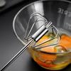 Semi-automatic Egg Beater 304 Stainless Steel Egg Whisk Manual Hand Mixer Self Turning Egg Stirrer Kitchen Accessories Egg Tools