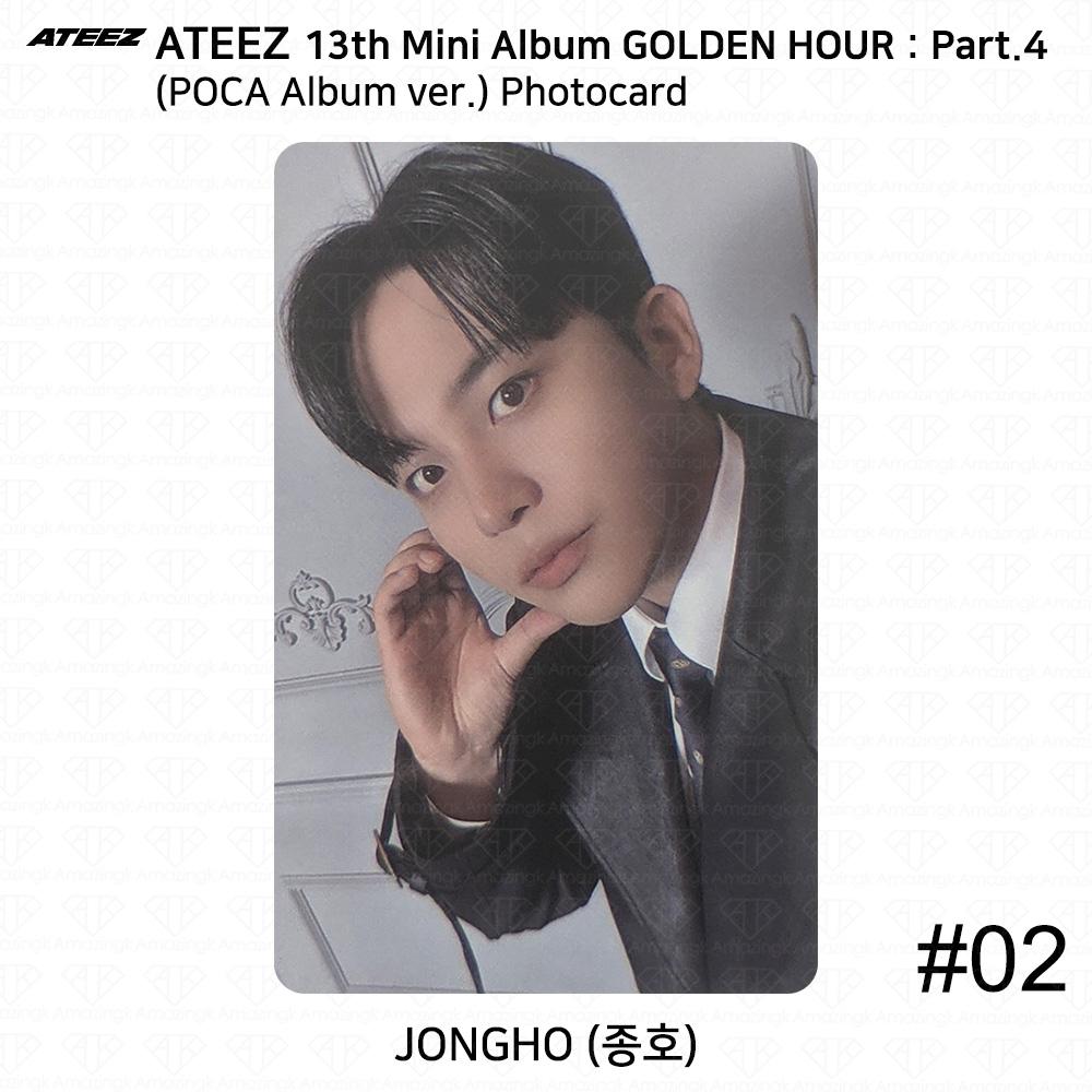 ATEEZ 13-й мини-альбом Golden Hour Часть 4 POCA Альбом версия. Фотокарта