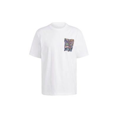 Оригиналы Adv Munchman T Повседневная спортивная футболка с круглым вырезом и коротким рукавом Мужские топы белые GN2377