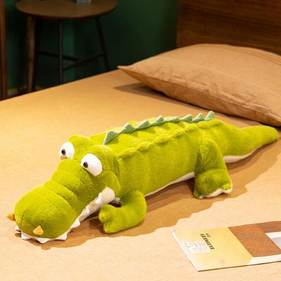 Мягкая плюшевая игрушка из крокодила, пушистая подушка с животными, кукла, джунгли, зеленый, гигантский аллигатор, диванная подушка, плюшевый подарок на день рождения