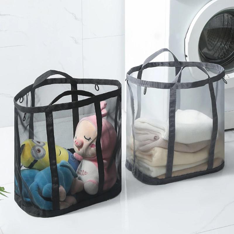 Laundry Hamper Clothes Basket For Bathroom Collapsible Clothes Basket With Reinforced Handle Dirty Clothes Hamper Home Supplies