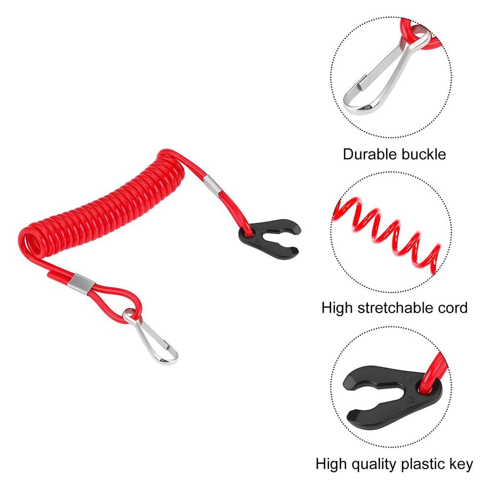 For Watercraft Outboard Motor Replacement Engine Stop Lanyard 6E9-82575-00/01/02