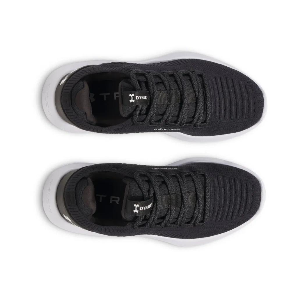 Under Armour Flow Dynamic 2 черные белые женские кроссовки антрацит 3028077-003