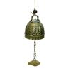 Dragon and Fish Patterned Temple Wind Bell Handmade Pendant Wall Hanging Bell New Wind Chime