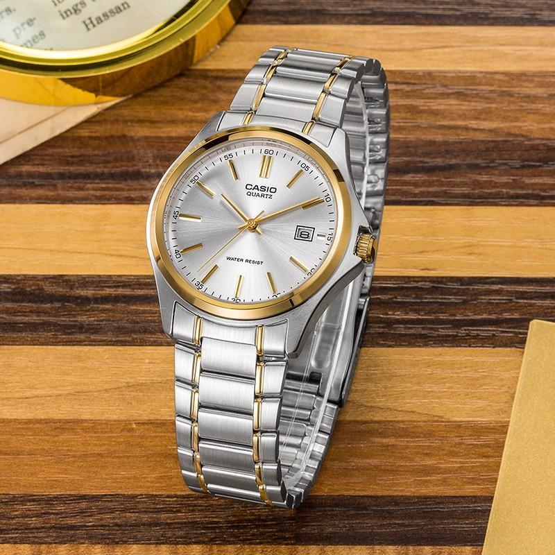 Casio Серия часов-LTP кварцевый механизм, ремешок из нержавеющей стали, японские и корейские часы, одинаковый стиль для мужчин и женщин, MTP-1183G-7ALTP-1183G-7A