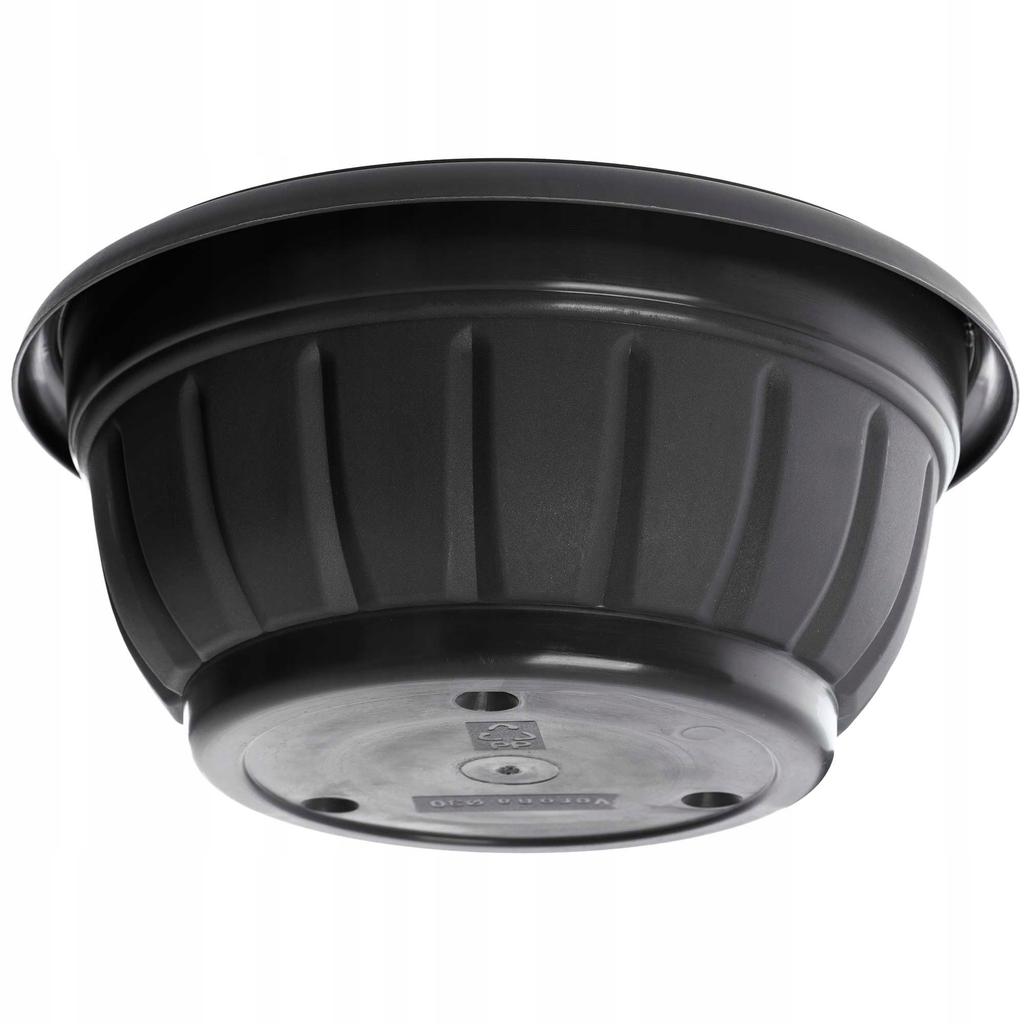 KADAX misa cmentarna Donica Plastikowa Na Kwiaty 38 cm Antracyt
