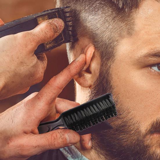 Hair Brush Wide Application Long Service Men Barbers Styling Life ABS Brush for