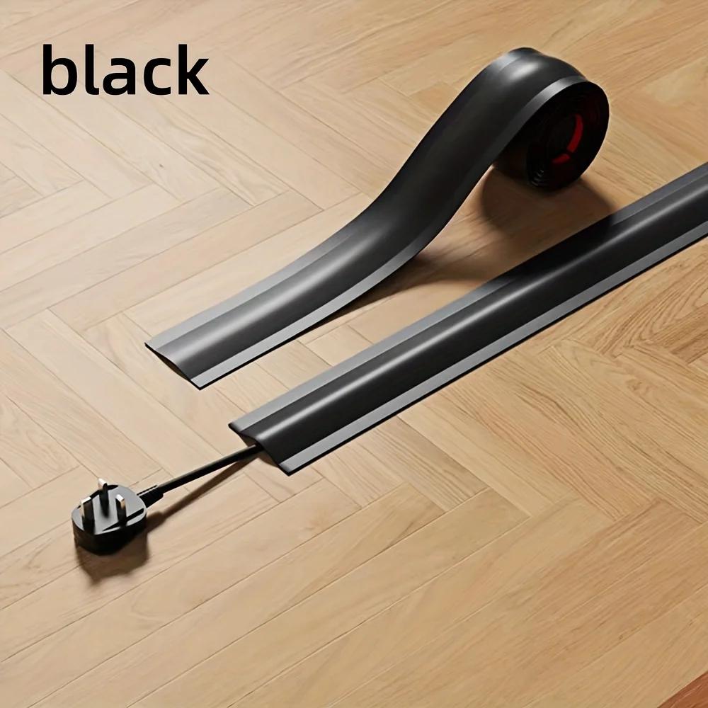 1 рулон самоклеящегося ПВХ протектора для проводов, органайзера для проводов, самоклеящегося укрывателя для проводов, 118,1 дюйма гибкого протектора для проводов