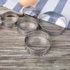 Многофункциональная круглая форма для печенья из нержавеющей стали, 5 шт./компл., кухонные аксессуары для резки печенья