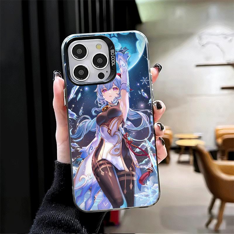 Мягкий чехол для телефона Genshin Impact Гань Юй для iPhone 15 16 17 Pro Max 17Air 16E 14 Plus 13 12 Mini Ударопрочный чехол Задняя панель