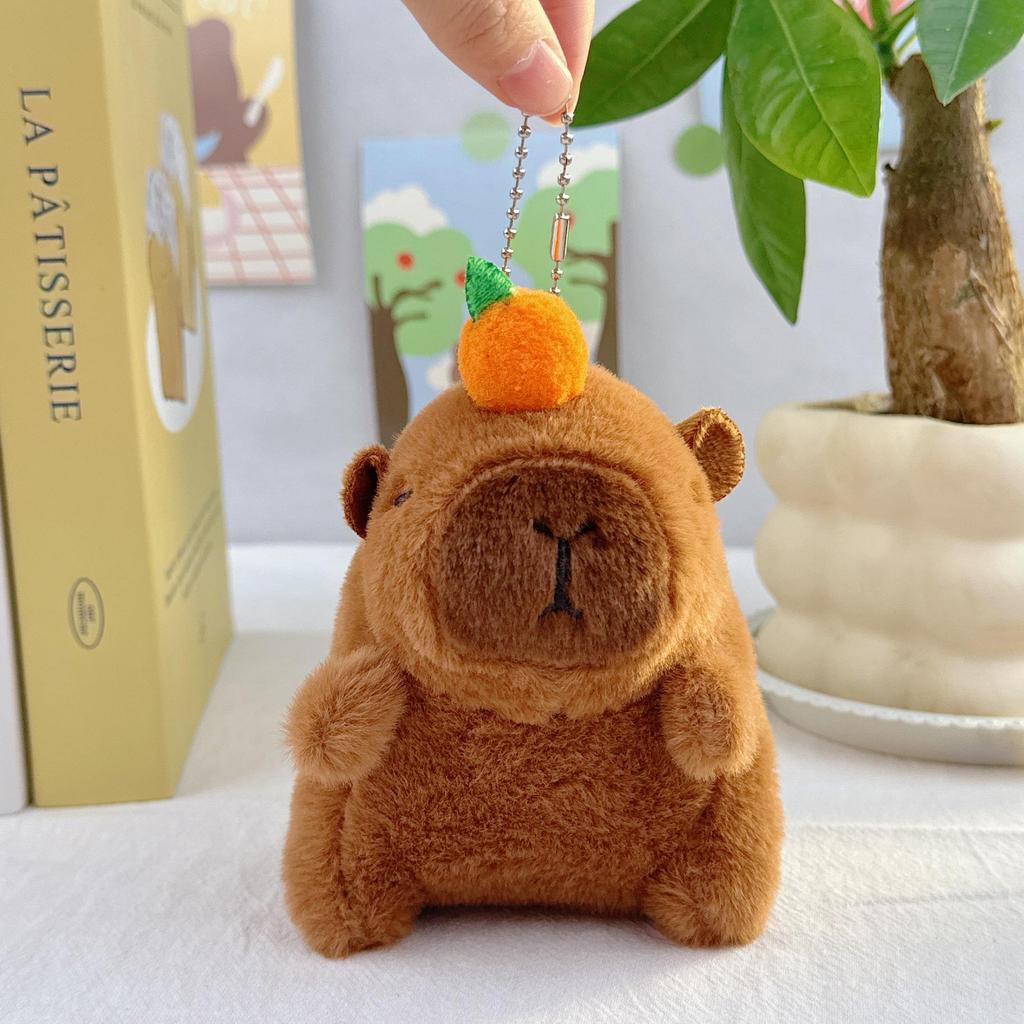 Popular Guinea Pig Plush Keychain - Cute Cavy Backpack Charm & Ornament