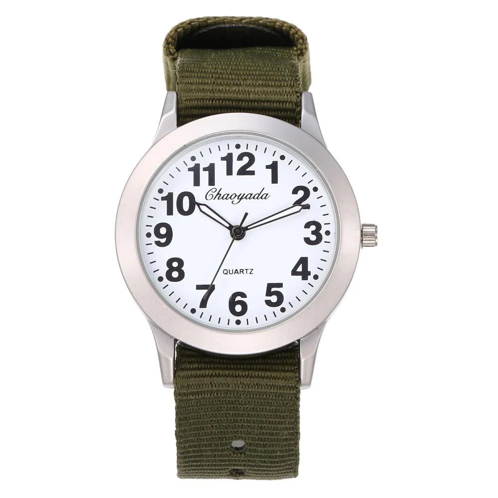 New Famous Brand Men Children Boys Girls Fashion Cool Quartz Watches Students Canvas Electronic Wrist Watch