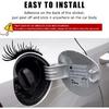 2 PCS Eyelash Decal for Car Headlight, Waterproof Auto Funny Fake Eyelash Sticker for Decoration, Self-Adhesive Sticker for Vehicle Headlamp,