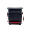 5 Gallon Heavy Duty Plastic Bucket Tote Stacking Storage Black Portable Carrying Handle Ideal Garage Yard Home Projects