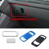 For Volkswagen VW Tiguan MK2 2017- Storage Box Glove Box Glovebox Switch Button Cover Trim Stainless Steel