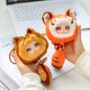 Cute Vinyl Dumpling Tiger Animal Plush Toy Tide Play Ornament Sheep Rabbit Backpack Pendant Fox Doll