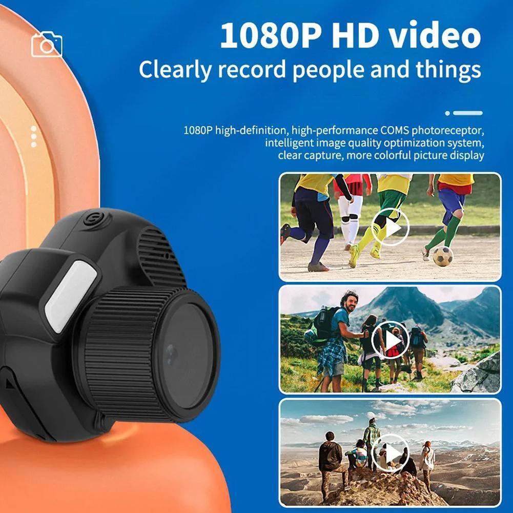 Мини-экшн-камера 1080P, уличная спортивная карманная камера с экраном, видеорегистратор, видеорегистратор для автомобиля, велосипеда, мотоцикла, спорта DV