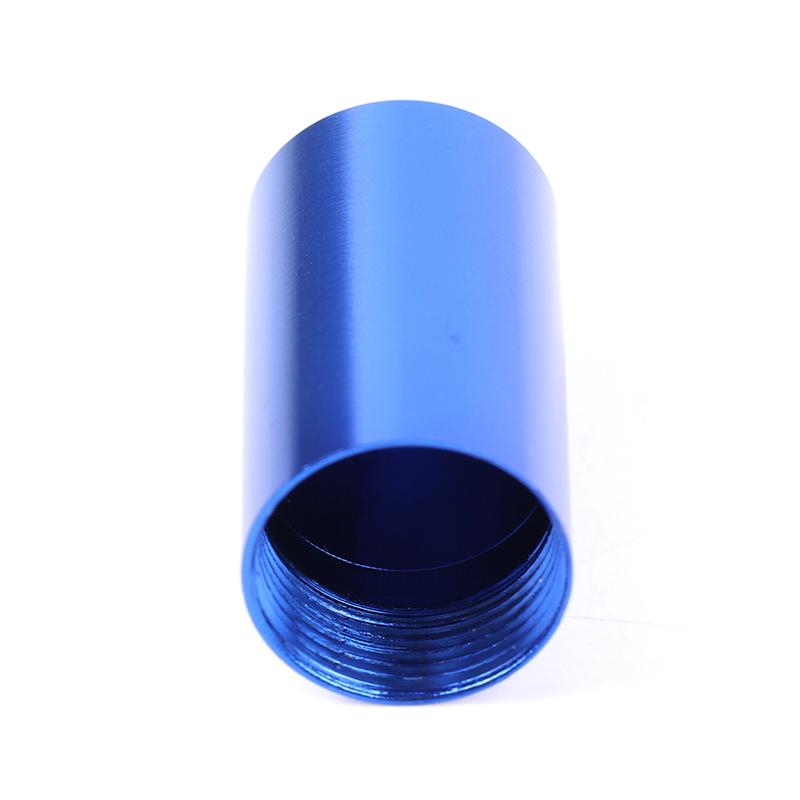 Mini Portable Aluminum Alloy Pill Bottle Cartridge Keychain Outdoor Waterproof Sealed Pill Box