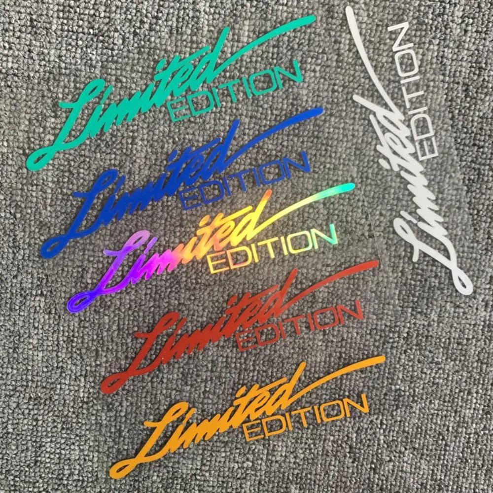 Decoration Car LIMITED EDITION Sticker Vinyl Car-styling Sticker New Reflective Laser Decal