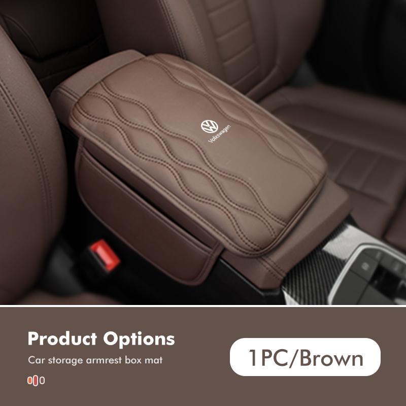 Car Armrest Pad Hand Elbow Support Cushion Box Tissue Holder For Volkswagen VW Scirocco Passat Polo B5 B6 B7 CC Tiguan SharanNI2
