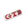 3D Metal Sticker GTD Front Grille Emblem Rear Trunk Stickers For GTD Golf 2 4 5 6 7 R MK2 MK3 MK4 Car Accessories