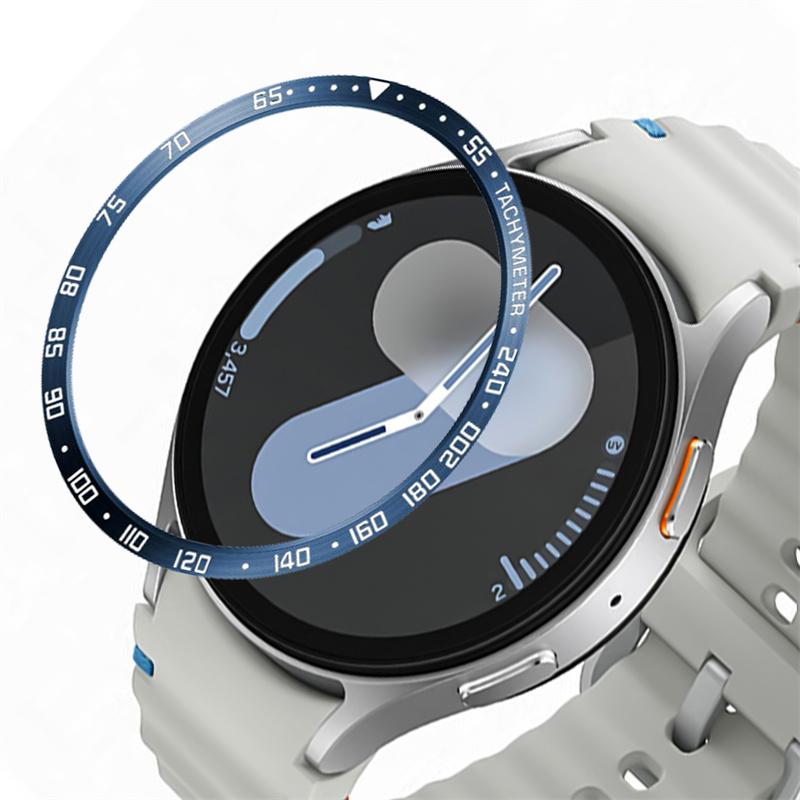 For Samsung Galaxy Watch 7 44 Mm Bezel Ring Metal Protecive Case Cover For Galaxy Watch 7 44mm Protector Shell Accessoris