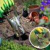 Копалка для посадки отверстий для семян и луковиц Легкий разбрасыватель садовых семян с деревянной ручкой Ручной инструмент для тюльпанов, нарциссов, шафрана