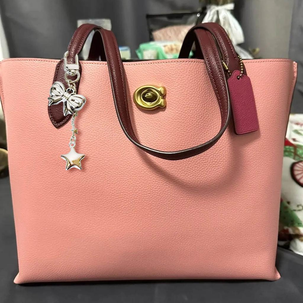 Модный брелок для телефона с бантиком и подвеской-звездой Уникальный шнурок для телефона Брелок для ключей Ключница Держатель для ключей от машины Украшение для сумки