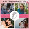 Original 925 Sterling Silver Forever Love Mom Rings for Women Girls Jewelry Birthday Anniversary Mother's Day Gifts