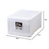 Tenma (Tenma) Simple Small Item Storage Case with Visible Contents, Made in Japan, Plexi Case, Stackable Storage Box with Drawers, Clear Case, Color:
