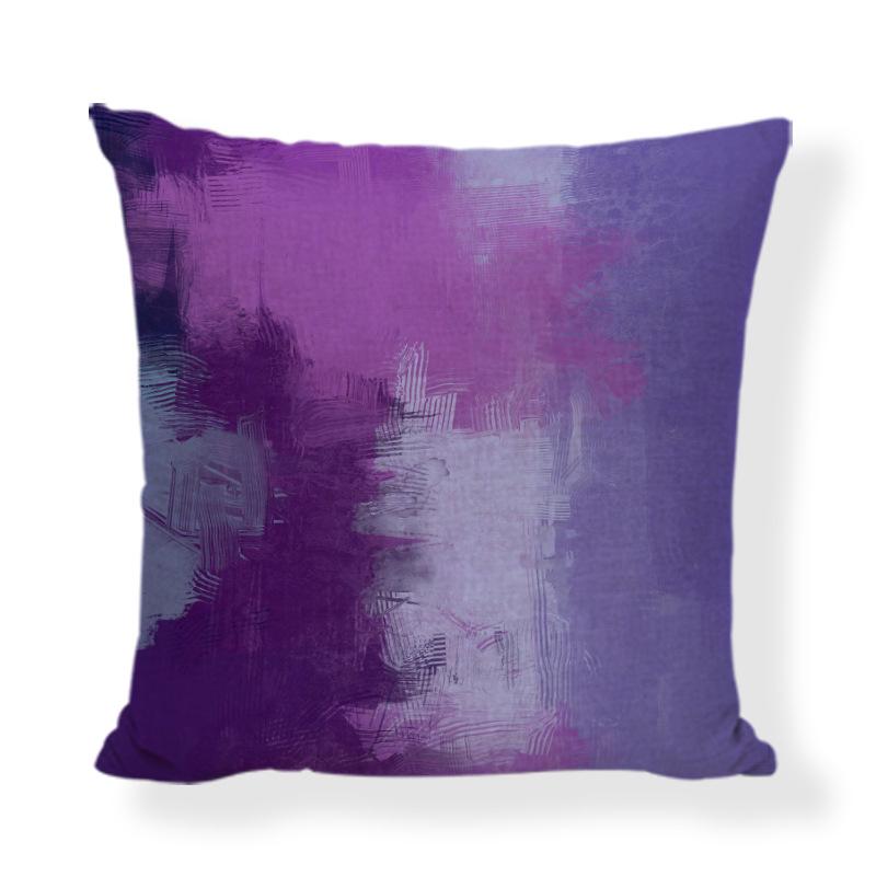 Наволочка «Благослови этот дом» лавандового цвета, 45x45 см, фиолетовая наволочка для диванной подушки для декора гостиной