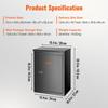 Package Delivery Boxes for Outside 15.4" x 10.6" x 20.5", Galvanized Steel Wall Mount Mailbox with Coded Lock, Anti-Theft Baffle, IPX3 Waterproof