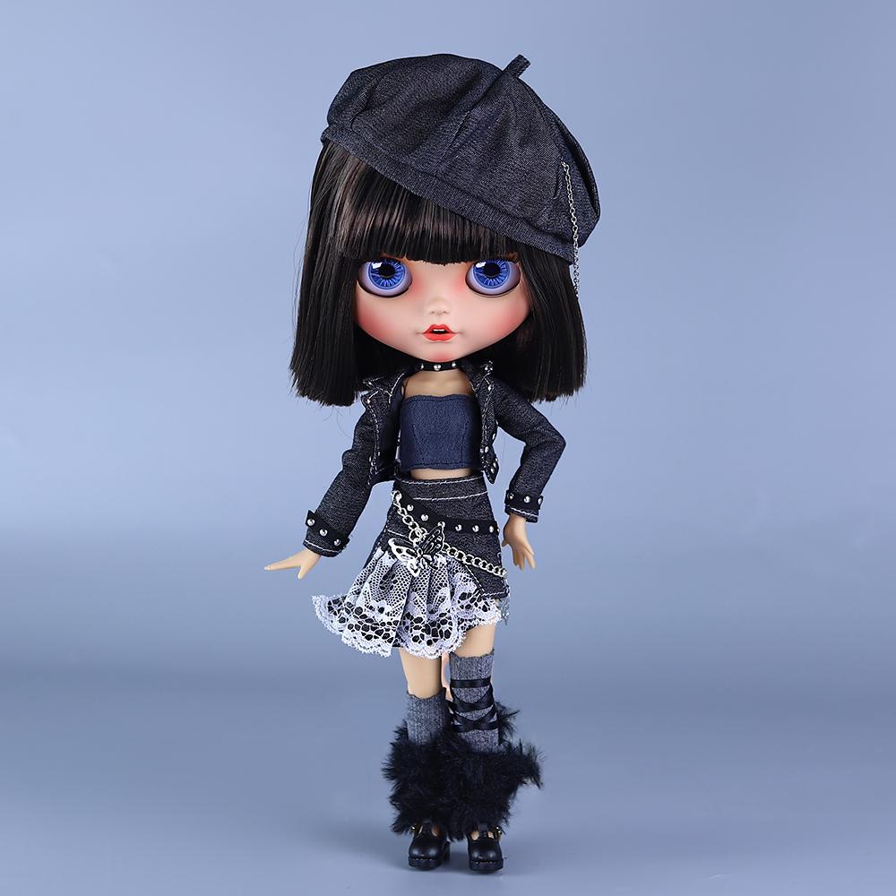 Кукла ICY blyth 1/6, кукла BJD, шарнирное тело, коричневая кожа, матовое лицо, 30 см, игрушка в подарок, аниме для девочек SD