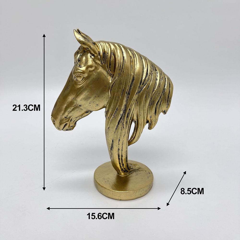 Horse Statue Elegant Resin Horse Sculpture for Home Office Decor Symbol of Freedom Strength Gift for Animal Lovers & Collectors