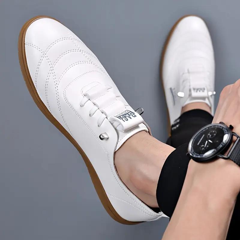 Мужские повседневные мокасины слипоны прочная нескользящая подошва эластичные шнурки для кроссовок для активного отдыха